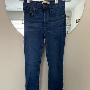 madewell road-tripper skinny jeans, size 24